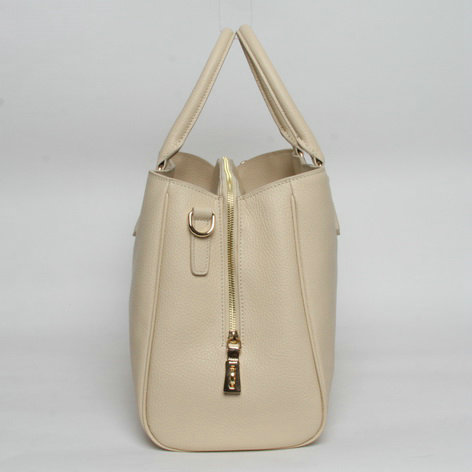 2014 Prada grainy calfskin tote bag BR4743 beige for sale